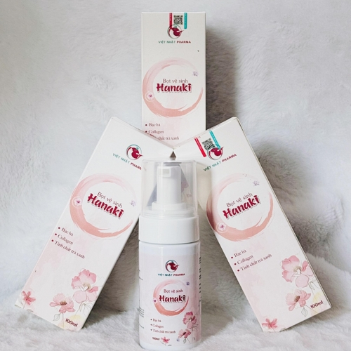 BỌT VỆ SINH HANAKI, CHAI 150ML. GIÚP KHỬ MÙI HÔI, LÀM SẠCH NHẸ NHÀNG, LƯU HƯƠNG DỊU NHẸ THÊM PHẦN TỰ TIN CHO NỮ GIỚI