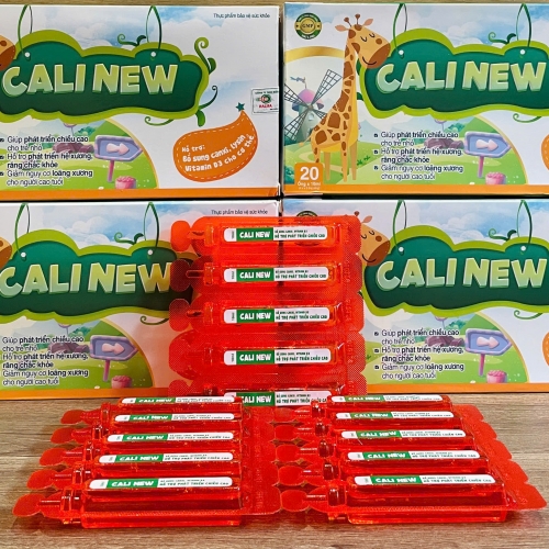 SIRO ỐNG CALCI NEW. GIÚP PHÁT TRIỂN CHIỀU CAO, GIẢM LOÃNG XƯƠNG Ở NGƯỜI CAO TUỔI,...Hộp 20 ống x 10ml