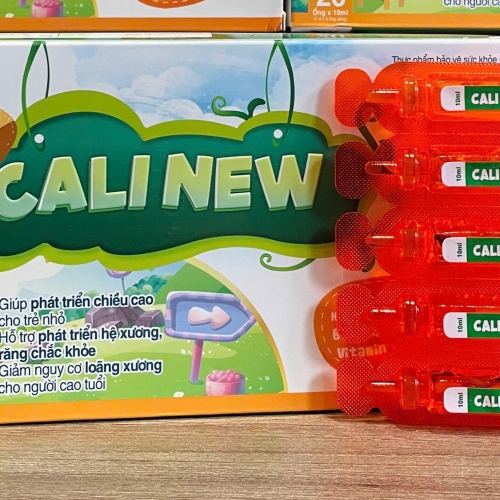 SIRO ỐNG CALCI NEW. GIÚP PHÁT TRIỂN CHIỀU CAO, GIẢM LOÃNG XƯƠNG Ở NGƯỜI CAO TUỔI,...Hộp 20 ống x 10ml