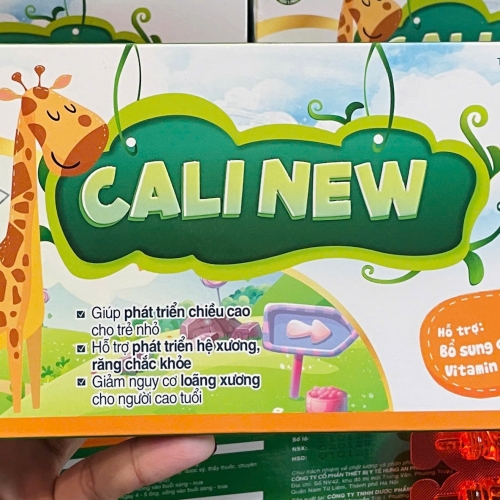 SIRO ỐNG CALCI NEW. GIÚP PHÁT TRIỂN CHIỀU CAO, GIẢM LOÃNG XƯƠNG Ở NGƯỜI CAO TUỔI,...Hộp 20 ống x 10ml