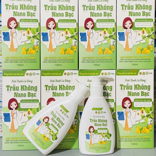 DUNG DỊCH VỆ SINH THẢO MỘC XOÀI XANH LÁ BÀNG - TRẦU KHÔNG NANO BẠC. GIẢI PHÁP HIỆU QUẢ LÀM SẠCH, KHÁNG KHUẨN,...