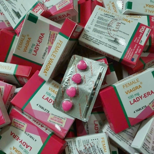 THUỐC KÍCH DỤC LADY ERA 100mg. GIÚP KÍCH THÍCH HAM MUỐN Ở NỮ GIỚI,... Hộp 1 vĩ x 4 Viên