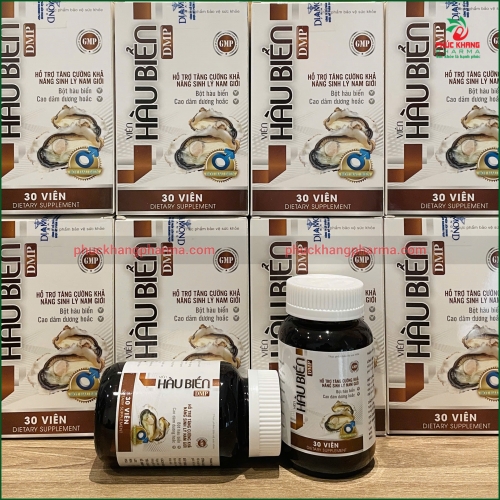 VIÊN HẬU BIỂN DMP - HỖ TRỢ TĂNG CƯỜNG KHẢ NĂNG SINH LÝ NAM GIỚI, BỔ HẬU BIỂN, CAO DÂM DƯƠNG HOẮC - HỘP 30 VIÊN