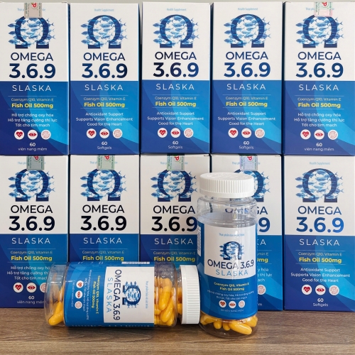 BỔ MẮT OMEGA 3.6.9 SLASKA. GIÚP TĂNG CƯỜNG THỊ LỰC, CHỐNG OXY HÓA,TỐT CHO TIM MẠCH,...