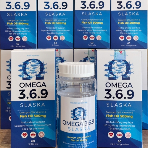 BỔ MẮT OMEGA 3.6.9 SLASKA. GIÚP TĂNG CƯỜNG THỊ LỰC, CHỐNG OXY HÓA,TỐT CHO TIM MẠCH,...