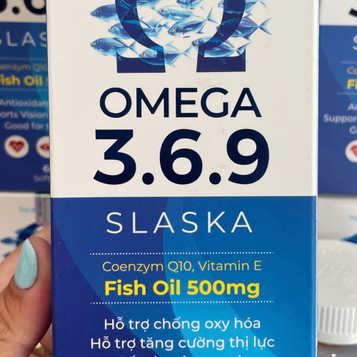 BỔ MẮT OMEGA 3.6.9 SLASKA. GIÚP TĂNG CƯỜNG THỊ LỰC, CHỐNG OXY HÓA,TỐT CHO TIM MẠCH,...