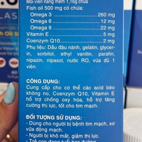 BỔ MẮT OMEGA 3.6.9 SLASKA. GIÚP TĂNG CƯỜNG THỊ LỰC, CHỐNG OXY HÓA,TỐT CHO TIM MẠCH,...