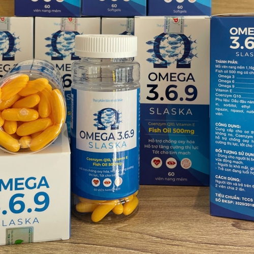 BỔ MẮT OMEGA 3.6.9 SLASKA. GIÚP TĂNG CƯỜNG THỊ LỰC, CHỐNG OXY HÓA,TỐT CHO TIM MẠCH,...