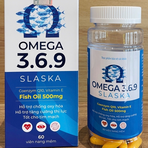 BỔ MẮT OMEGA 3.6.9 SLASKA. GIÚP TĂNG CƯỜNG THỊ LỰC, CHỐNG OXY HÓA,TỐT CHO TIM MẠCH,...