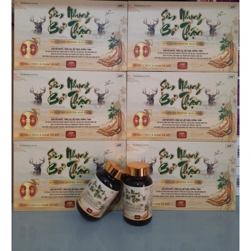 SÂM NHUNG BỔ THẬN NAM NỮ CORDYCEP OYSTER MAX GOLD GIÚP BỔ HUYẾT, TĂNG LỰC, BỔ THẬN, DƯỠNG THẬN