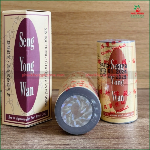 VIÊN UỐNG TĂNG CÂN SÂM NHUNG HOÀN - SENG YONG WAN LỌ 20 VIÊN, TEM TRÒN BÓNG CHIẾU. GIÚP TĂNG CÂN TỰ NHIÊN, TĂNG CƯỜNG HỆ TIÊU HÓA, CHUYỂN ĐỔI ĐẦY ĐỦ CHẤT CẦN THIẾT CHO CƠ THỂ,...HÀNG CHÍNH HÃNG LOẠI 1