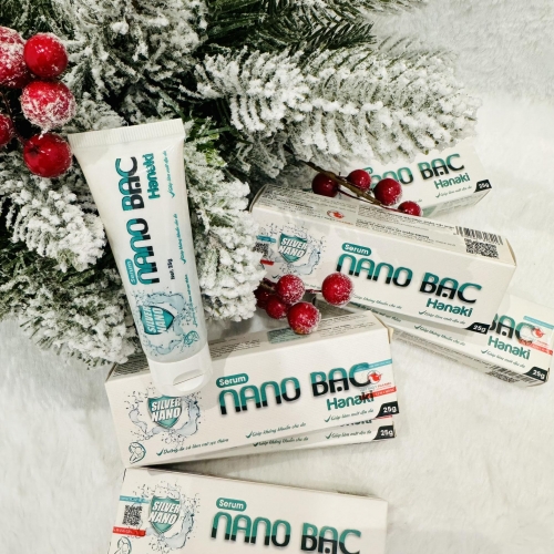 SERUM NANO BẠC HANAKI. GIÚP LÀM DỊU MÁT, KHÁNG KHUẨN CHO DA, DƯỠNG DA, MỜ THÂM SẸO,...