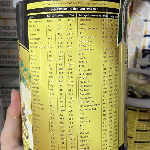 SỮA HỒNG SÂM NGỌC LINH - ĐÔNG TRÙNG HẠ THẢO GOLD. HỖ TRỢ TỐT CHO TUẦN HOÀN MÁU NÃO, GIẢM LOÃNG XƯƠNG Ở NGƯỜI GIÀ