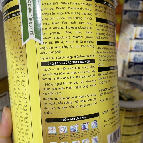SỮA HỒNG SÂM NGỌC LINH - ĐÔNG TRÙNG HẠ THẢO GOLD. HỖ TRỢ TỐT CHO TUẦN HOÀN MÁU NÃO, GIẢM LOÃNG XƯƠNG Ở NGƯỜI GIÀ