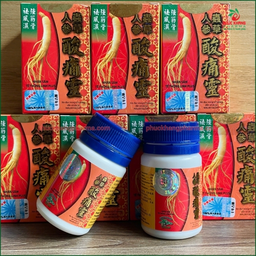 NHÂN SÂM TÊ THỐNG LINH PLUS – HỖ TRỢ HOẠT HUYẾT, GIẢM TÊ BÌ TAY CHÂN – HỘP 24 VIÊN – HÀNG CHÍNH HÃNG LOẠI 1