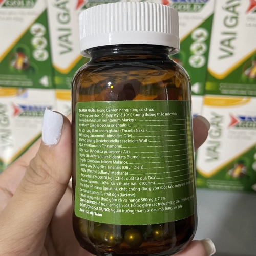 VIÊN VAI GÁY EXTRA GOLD, HỘP 30 VIÊN. GIÚP GIẢM ĐAU MỎI LƯNG, VAI GÁY, TÊ BÌ CHÂN TAY,...