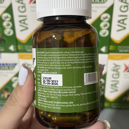 VIÊN VAI GÁY EXTRA GOLD, HỘP 30 VIÊN. GIÚP GIẢM ĐAU MỎI LƯNG, VAI GÁY, TÊ BÌ CHÂN TAY,...