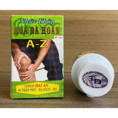 CHUẨN LOẠI 1. NHỨC KHỚP HOA ĐÀ HOÀN. LỌ 40 VIÊN HỘP BÓNG CHIẾU. GIÚP GIẢM ĐAU XƯƠNG KHỚP. GAI CỘT SỐNG, TÊ BÌ CHÂN TAY