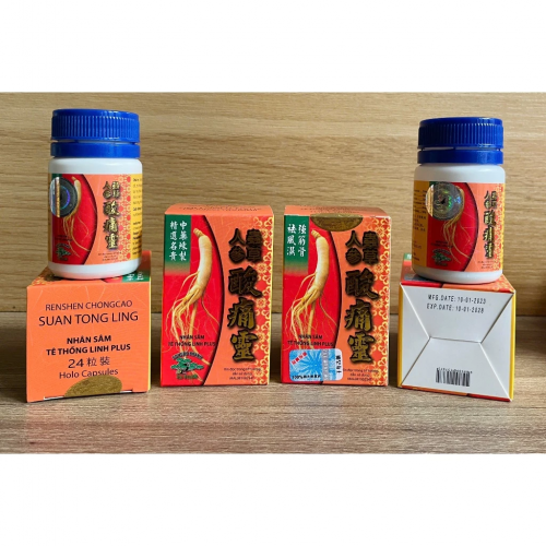 VIÊN UỐNG XƯƠNG KHỚP NHÂN SÂM TÊ THỐNG LINH- DẠNG LỌ HỘP 24 VIÊN. GIÚP GIẢM ĐAU XƯƠNG KHỚP, VIÊM KHỚP, TÊ BÌ CHÂN,...HÀNG CHÍNH HÃNG LOẠI 1