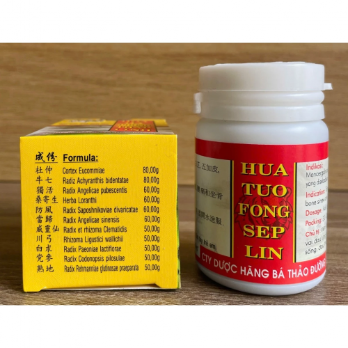 VIÊN UỐNG XƯƠNG KHỚP HOA ĐÀ PHONG THẤP LINH HONGKONG. GIÚP GIẢM VIÊM KHỚP, XƯƠNG GAI BẠI LIỆT, THẦN KINH TỌA, GAI CỘT SỐNG,....LỌ 30 VIÊN. HÀNG CHÍNH HÃNG LOẠI 1