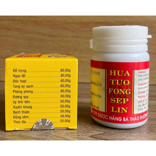 VIÊN UỐNG XƯƠNG KHỚP HOA ĐÀ PHONG THẤP LINH HONGKONG. GIÚP GIẢM VIÊM KHỚP, XƯƠNG GAI BẠI LIỆT, THẦN KINH TỌA, GAI CỘT SỐNG,....LỌ 30 VIÊN. HÀNG CHÍNH HÃNG LOẠI 1