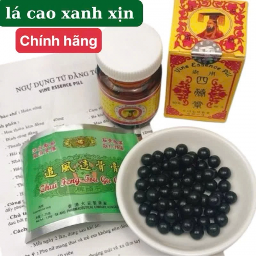 CHUẨN LOẠI 1. NGỰ DỤNG TỨ ĐẰNG TỐ, LỌ 60 VIÊN CÓ TẶNG CAO DÁN XANH LÁ, GIÚP GIẢM ĐAU XƯƠNG KHỚP