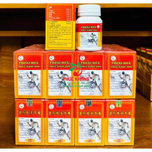 VIÊN UỐNG XƯƠNG KHỚP THOÁI HÓA NHỨC KHỚP ĐƠN. GIÚP GIẢM VIÊM ĐA KHỚP, THOÁI HÓA KHỚP, GOUT, THOÁT VỊ ĐĨA ĐỆM,...HÀNG CHÍNH HÃNG LOẠI 1