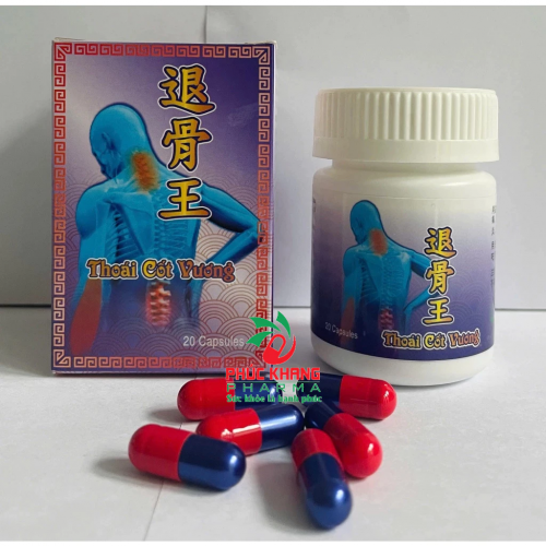 VIÊN UỐNG XƯƠNG KHỚP THOÁI CỐT VƯƠNG. GIÚP GIẢM VIÊM ĐA KHỚP, TÊ BÌ CHÂN TAY, GAI CỘT SỐNG,...LỌ 20 VIÊN. HÀNG CHÍNH HÃNG LOẠI 1