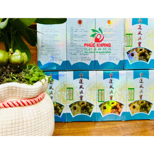 CHUẨN LOẠI 1. TUYẾT LIÊN PHONG THẤP LINH - SAUREAN FONG SEP LIN PLUS. HỘP XANH BẠC CHIẾU. GIÚP GIẢM ĐAU NHỨC