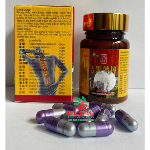 VIÊN UỐNG XƯƠNG KHỚP TAM DƯƠNG TUYẾT LIÊN ĐƠN, HỘP LỌ 30 VIÊN CÓ CHỮ. GIÚP GIẢM VIÊM SƯNG KHỚP, THẦN KINH TỌA, GOUT,...HÀNG CHÍNH HÃNG LOẠI 1