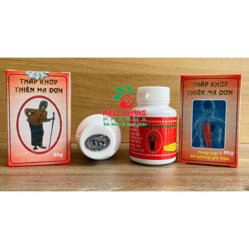 CHUẨN LOẠI 1. THẤP KHỚP THIÊN MA ĐƠN. HỘP BÓNG CHIẾU. LỌ 80gr. GIÚP GIẢM ĐAU XƯƠNG KHỚP, TÊ BÌ CHÂN TAY
