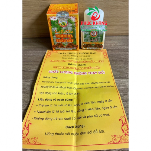 VIÊN UỐNG XƯƠNG KHỚP LINH CHI THIÊN MA THẤU CỐT, LỌ 60 VIÊN. GIÚP GIẢM VIÊM SƯNG KHỚP, GAI CỘT SỐNG,... HÀNG CHÍNH HÃNG LOẠI 1