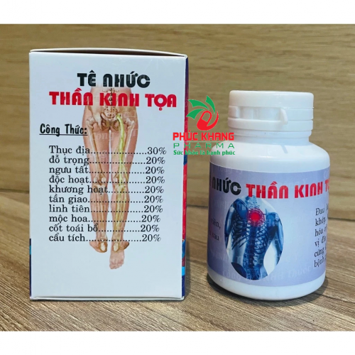 VIÊN UỐNG XƯƠNG KHỚP TÊ NHỨC THẦN KINH TỌA. GIÚP GIẢM VIÊM ĐA KHỚP, THOÁI HÓA CỘT SỐNG, CỨNG CƠ KHỚP,... LỌ 40 VIÊN. HÀNG CHÍNH HÃNG LOẠI 1