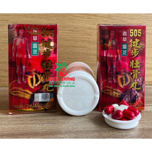 CHUẨN LOẠI 1. KIỆN BỘ HỘ CHUYỂN HOÀN 505 ĐỎ. HỘP LỌ 30 VIÊN. GIÚP GIẢM ĐAU XƯƠNG KHỚP