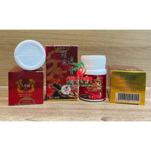 VIÊN XƯƠNG KHỚP NHÂN SÂM THẤU CỐT BẢO - TOU GUBAO. GIÚP GIẢM PHONG THẤP, GAI CỘT SỐNG, THOÁI HÓA XƯƠNG KHỚP, GOUT,... LỌ 40 VIÊN. HÀNG CHÍNH HÃNG LOẠI 1 VIÊN THUỐC CÓ CHỮ
