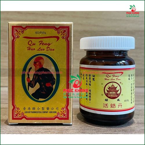 VIÊN UỐNG XƯƠNG KHỚP KHU PHONG HOẠT LẠC ĐƠN LỌ 60 VIÊN GIÚP GIẢM THOÁI HOÁ KHỚP, THẦN KINH TOẠ, ĐAU NHỨC LƯNG, ĐAU NHỨC XƯƠNG, TÊ MỎI CHÂN TAY DO TẮC NGHẼN MẠCH MÁU,...HÀNG CHÍNH HÃNG LOẠI 1 CÓ CHECK MÃ QR