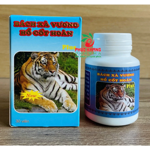 CHUẨN LOẠI 1. XƯƠNG KHỚP BẠCH XÀ VƯƠNG HỔ CỐT HOÀN PLUS. LỌ 30 VIÊN. HỖ TRỢ GIẢM ĐAU XƯƠNG KHỚP