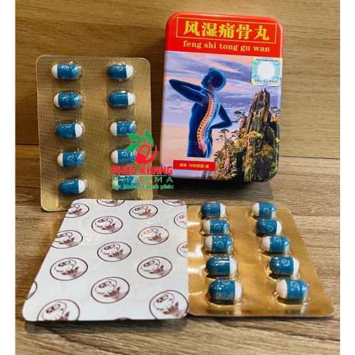 CHUẨN LOẠI 1. PHONG THẤP THỐNG CỐT HOÀN, HỘP THIẾT 30 VIÊN. GIÚP GIẢM ĐAU XƯƠNG KHỚP