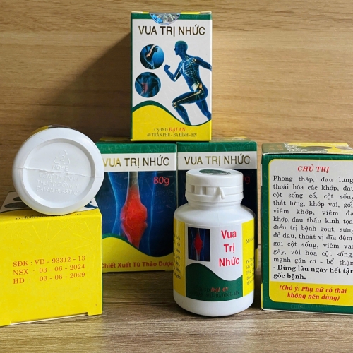 VIÊN UỐNG XƯƠNG KHỚP VUA TRI NHỨC. LỌ 40 VIÊN. GIÚP GIẢM ĐAU CỘT SỐNG, VIÊM ĐA KHỚP DẠNG THẤP, TÊ BÌ CHÂN TAY,...HÀNG CHÍNH HÃNG LOẠI 1, HỘP BÓNG CHIẾU