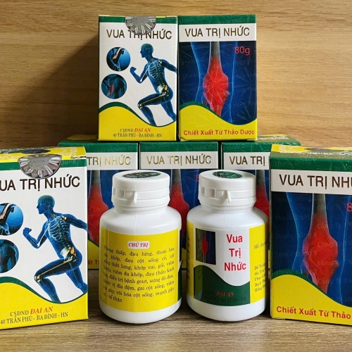 VIÊN UỐNG XƯƠNG KHỚP VUA TRI NHỨC. LỌ 40 VIÊN. GIÚP GIẢM ĐAU CỘT SỐNG, VIÊM ĐA KHỚP DẠNG THẤP, TÊ BÌ CHÂN TAY,...HÀNG CHÍNH HÃNG LOẠI 1, HỘP BÓNG CHIẾU