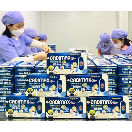 VIÊN UỐNG XƯƠNG KHỚP EXTRA CADIMAX NANO,  HỘP THIẾC 60VIÊN. GIÚP GIẢM TÌNH TRẠNG LOÃNG XƯƠNG VÀ TĂNG CƯỜNG CHIỀU CAO CHO BÉ,..