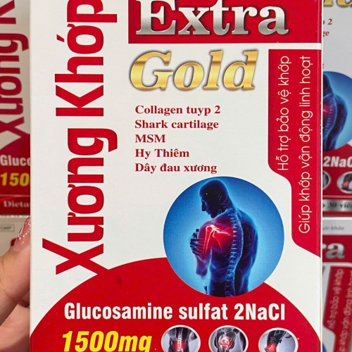 VIÊN UỐNG XƯƠNG KHỚP EXTRA GOLD - LỌ 30 VIÊN. HỖ TRỢ BẢO VỆ KHỚP, LÀM TRƠN Ổ KHỚP, GIẢM KHÔ KHỚP, CỨNG KHỚP,..