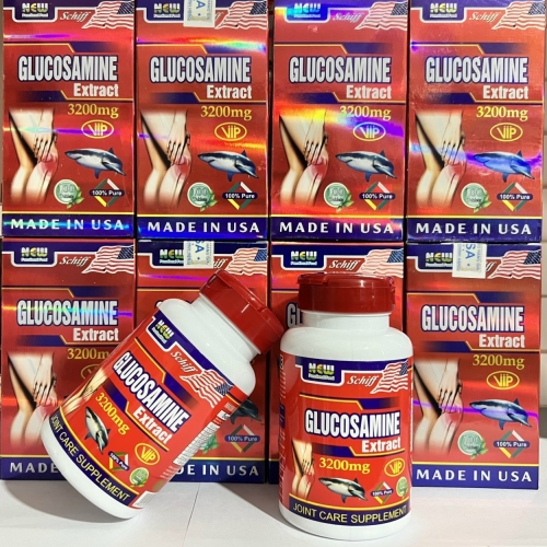 VIÊN UỐNG XƯƠNG KHỚP GLUCOSAMIN 3200MG ĐỎ. GIÚP GIẢM ĐAU, ĐỐT SỐNG CỔ, KHỚP HÁNG, ĐÙI, KHỚP LƯNG