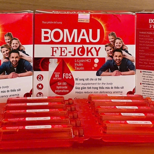 SIRO BỔ MÁU FE - JOKY. HỖ TRỢ BỔ SUNG SẮT CHO CƠ THỂ, GIÚP GIẢM TÌNH TRẠNG THIẾU MÁU DO THIẾU SẮT