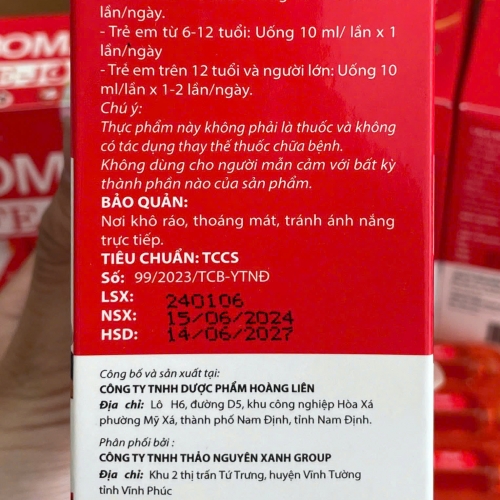 SIRO BỔ MÁU FE - JOKY. HỖ TRỢ BỔ SUNG SẮT CHO CƠ THỂ, GIÚP GIẢM TÌNH TRẠNG THIẾU MÁU DO THIẾU SẮT