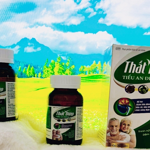 VIÊN UỔNG THẤT DIỆP TIỂU AN ĐÊM, LỌ 30 VIÊN. GIÚP GIẢM TIỂU ĐÊM, TIỂU NHIỀU LẦN, TIỂU KHÔNG TỰ CHỦ DO CHỨC NĂNG THẬN KÉM,...