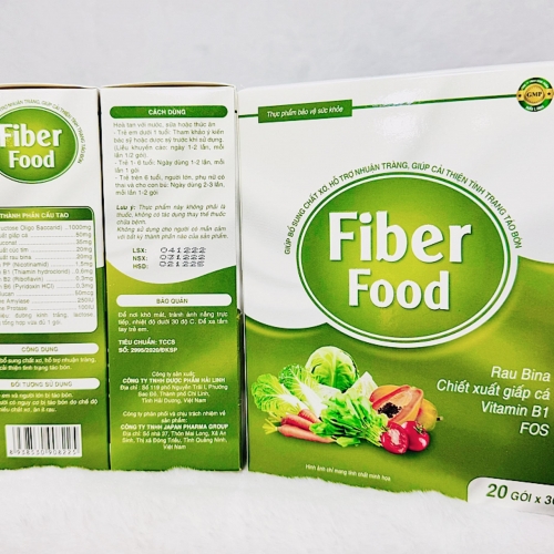 BỘT CỐM BỔ SUNG CHẤT XƠ FIBER FOOD, HỖ TRỢ NHUẬN TRÀNG, GIÚP CẢI THIỆN TÌNH TRẠNG TÁO BÓN