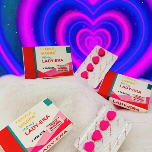 THUỐC KÍCH DỤC LADY ERA 100mg. GIÚP KÍCH THÍCH HAM MUỐN Ở NỮ GIỚI,... Hộp 1 vĩ x 4 Viên