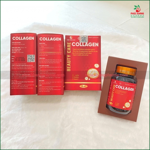 VIÊN UỐNG COLLAGEN BEAUTY CARE - HỖ TRỢ LÀM ĐẸP DA, CHỐNG LÃO HÓA, GIÚP DA SĂN CHẮC VÀ TƯƠI SÁNG - HỘP 30 VIÊN