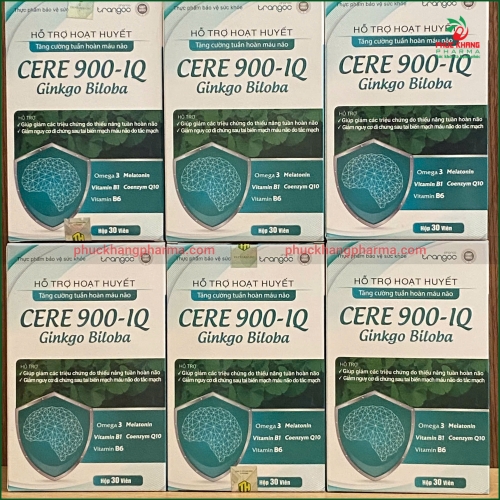 VIÊN GINKGO NATTOKINASE - HỖ TRỢ TĂNG TUẦN HOÀN MÁU NÃO, GIẢM CÁC TRIỆU CHỨNG DO THIẾU NĂNG TUẦN HOÀN NÃO - HỘP 30 VIÊN